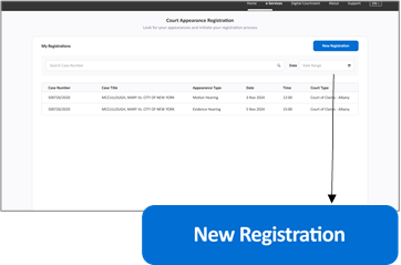 Step 3 - New Registration